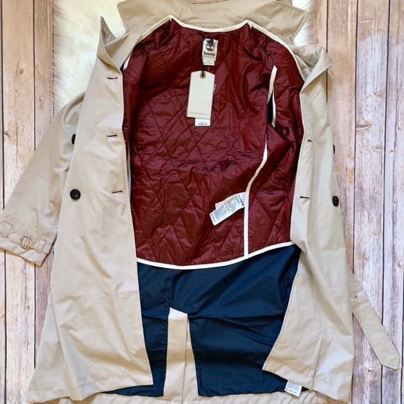 Timberland Waterproof Belted Trench Coat - Picture 3 of 8